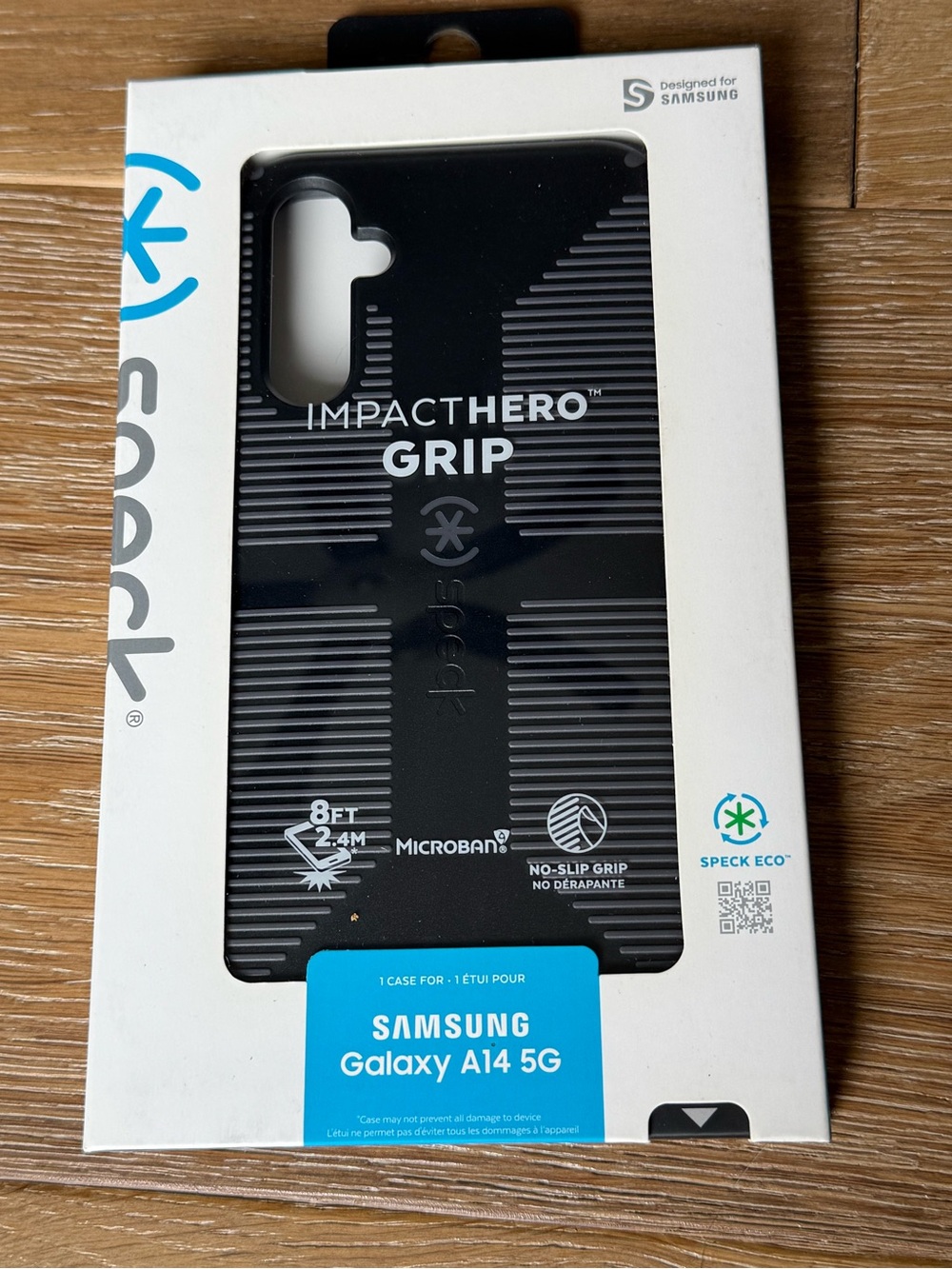 New Speck ImpactHero Grip Black Case for Samsung Galaxy A14 5G Black